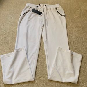 Kardashian kollection polyester/Elastane white beach pants